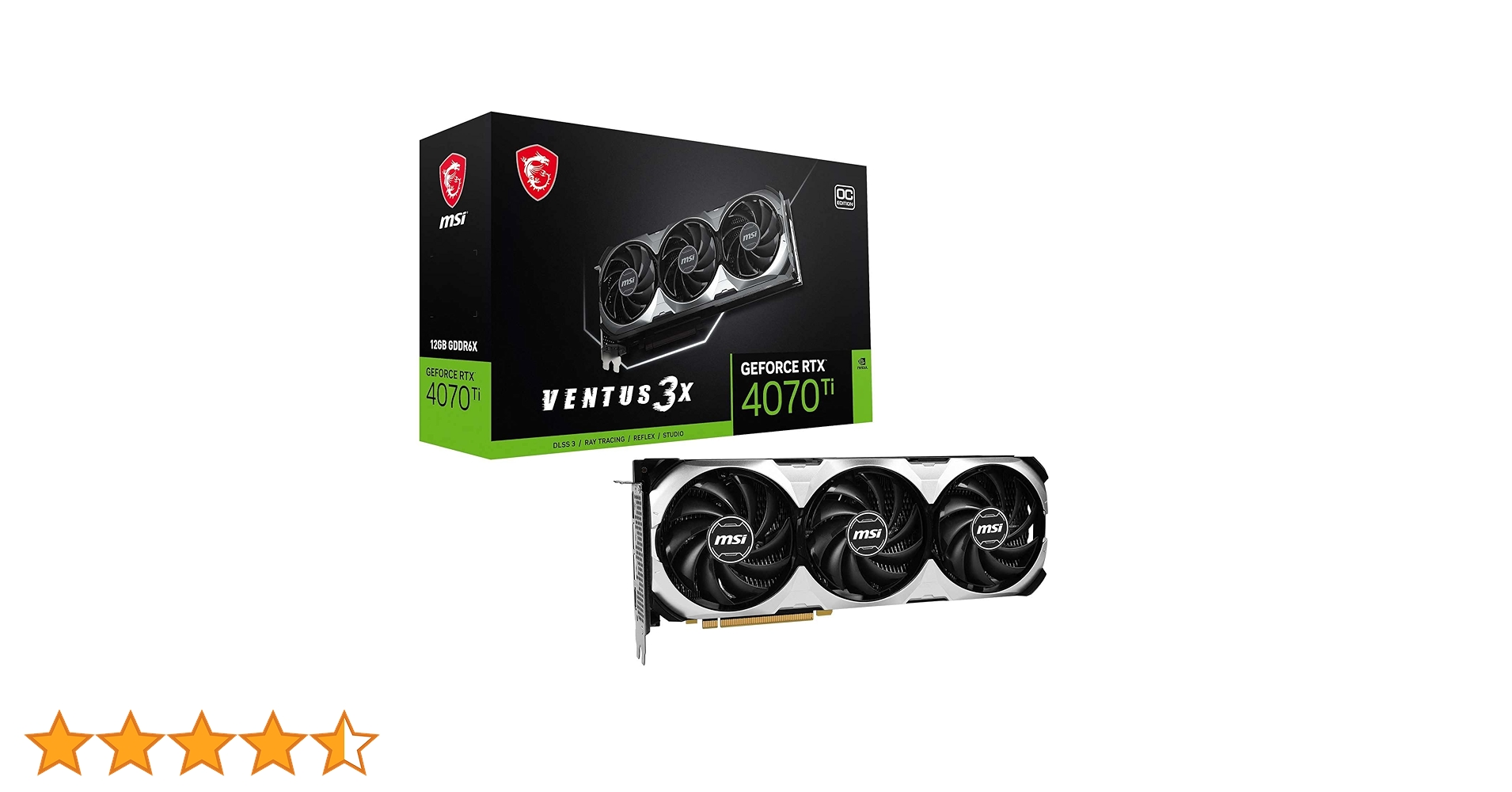 Amazon | MSI グラフィックスボード GeForce RTX 4070 Ti VENTUS 3X Amazon | MSI グラフィックスボード GeForce RTX 4070 Ti VENTUS 3X